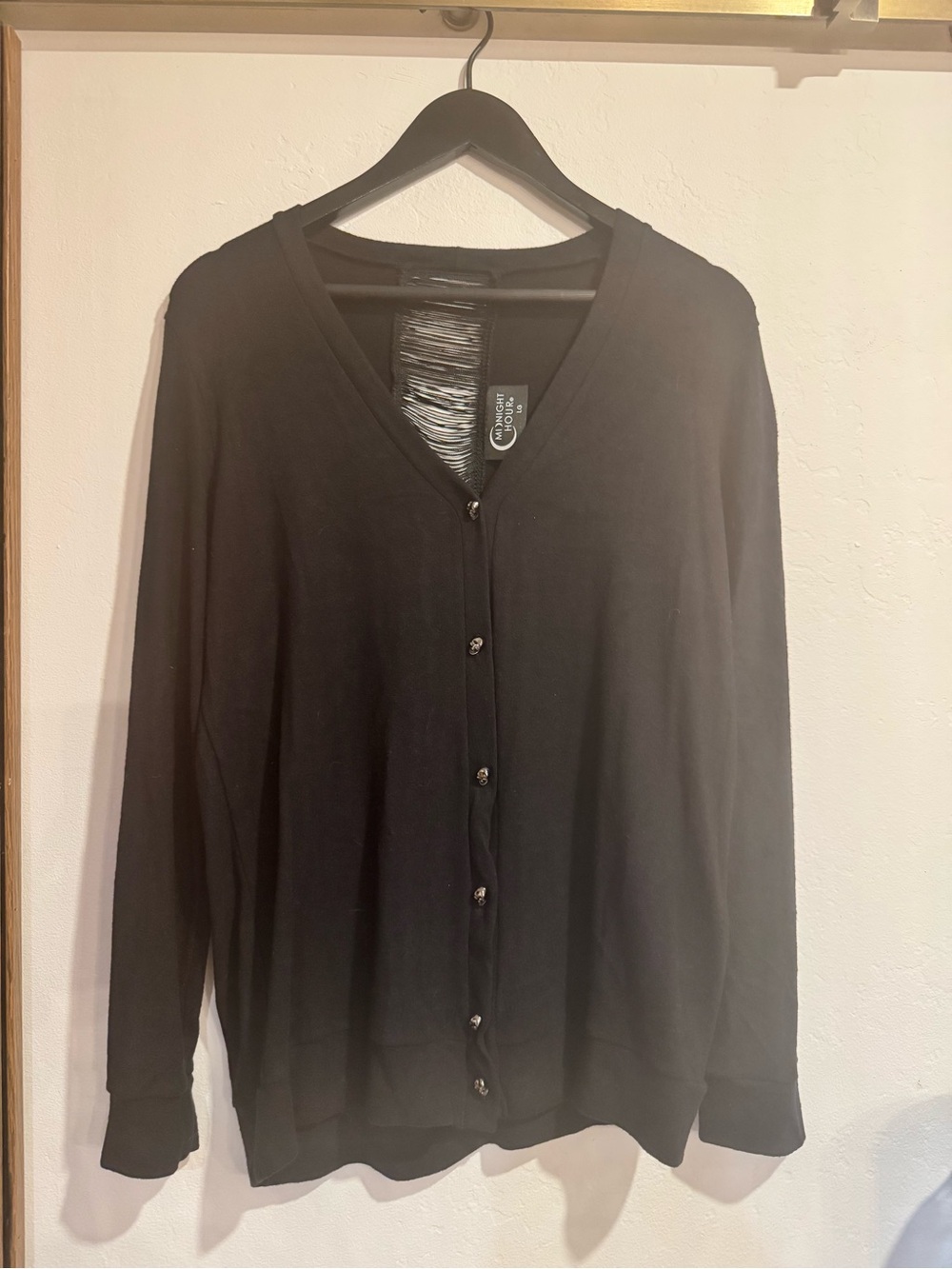 Midnight Hour Black Cardigan